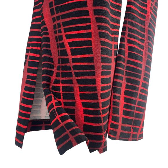 NEW Maya Brook Jewel Dress Jacket 2pcs Set Artsy Red Rhinestone Size 8 - Picture 10 of 14